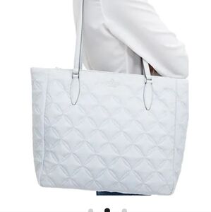 Kate Spade Large Jae Quilted Tote Bag Purse Moonlight NWT
